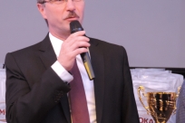 Wójt Gminy Goleszów witający uczestników turnieju